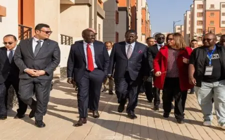 الرئيس الكينى يزور وحدات “سكن لكل المصريين” بحدائق العاصمة ويشيد بالمشروع