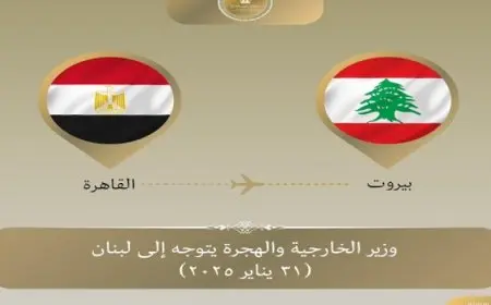 وزير الخارجية والهجرة يتوجه إلى بيروت