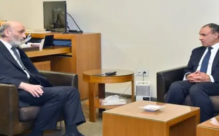 وزير الخارجية فى لقاء مع “جعجع”: نثق فى تكاتف جميع الأطراف اللبنانية لتجاوز “المرحلة الدقيقة”