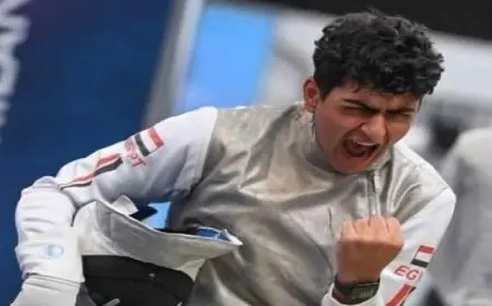 عبدالرحمن طلبة يحرز ذهبية كأس العالم لسلاح الشيش للناشئين بكرواتيا