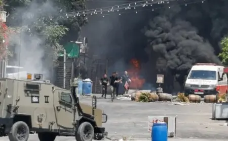 الاحتلال الإسرائيلى يواصل نسف منازل الفلسطينيين فى مخيم جنين