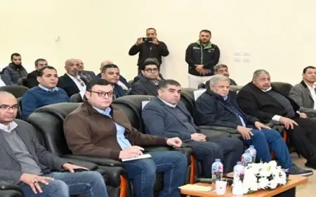 وزير الإسكان يتابع سير العمل بمحطة معالجة الجبل الأصفر