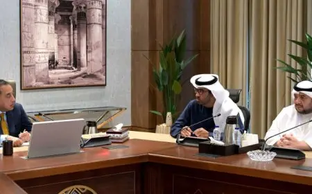 مدبولي يلتقي وزيري الصناعة والاستثمار الإماراتيين لمتابعة موقف المشروعات بين البلدين