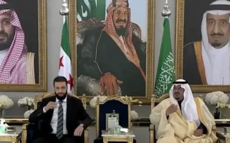 ولي العهد السعودي يبحث مع “الشرع” في الرياض سبل دعم أمن واستقرار سوريا