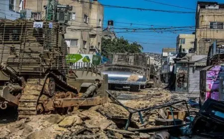 الاحتلال يحاصر لليوم الثانى مخيم الفارعة وبلدة طمون وسط اعتقالات وتجريف للبنية التحتية