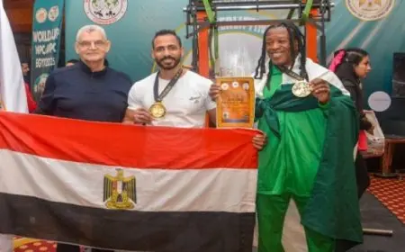 مصر تحصد 11 ميدالية في أول أيام بطولة كأس العالم للقوة البدنية