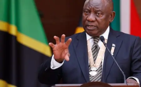 رئيس جنوب إفريقيا لترامب : نتطلع لحوار بشأن سياسة إصلاح الأراضى