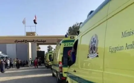 مصر تستقبل 104 مصابين فلسطينيين و171 مرافقًا للعلاج عبر معبر رفح