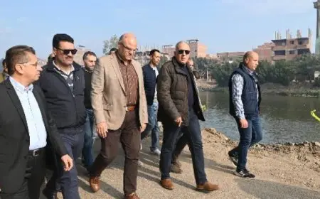 وزير الرى يصل لمحافظة القليوبية ويتفقد عملية إحلال وتجديد قنطرة فم بحر مويس