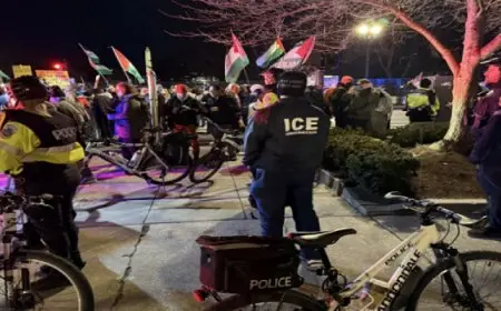 احتجاجات أمام البيت الأبيض رفضًا لمخطط تهجير الفلسطينيين من غزة