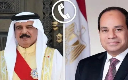 خلال اتصال مع ملك البحرين.. الرئيس السيسى يؤكد ضرورة توحيد موقف عربى لدعم تحقيق السلام الدائم والاستقرار فى الشرق الأوسط