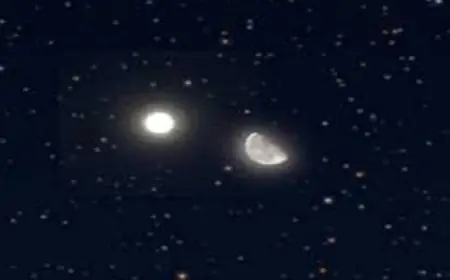 مشهد فلكى بديع يزين السماء اليوم باقتران القمر مع “الثريا” والمشترى والدبران