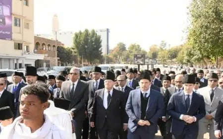 بال .. تشييع جثمان الأمير كريم الآغاخان الرابع فى أسوان