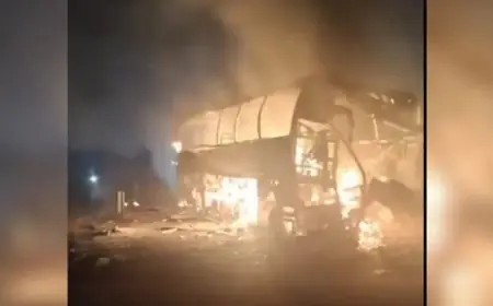 مقتل 30 في حادث مرعب لحافلة في المكسيك