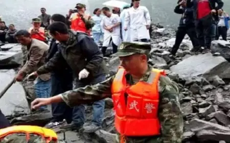 إجلاء 200 شخص من منازلهم بعد وقوع انهيار أرضى جنوب غربى الصين