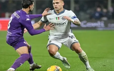 الإنتر يستضيف فيورنتينا فى مباراة للثأر بعد 4 أيام من لقائهما المؤجل بالدورى الإيطالى