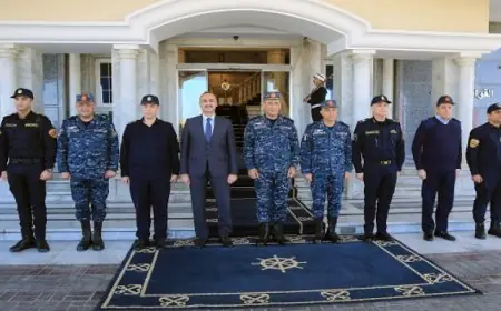 القوات البحرية تستقبل وفدا من الإدارة العامة للحماية المدنية بوزارة الداخلية