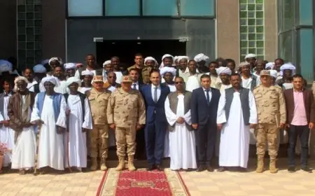 المتحدث العسكرى : المنطقة الجنوبية العسكرية تنظم لقاء مع عدد من الشيوخ والعواقل بمدينتى حلايب وشلاتين