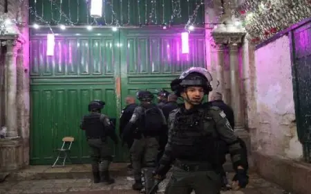 مستوطنون إسرائيليون يقتحمون المسجد الأقصى تحت حماية شرطة الاحتلال