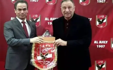 محمود الخطيب يستقبل أحمد المسلمانى وتعاون قريب بين ماسبيرو والأهلى