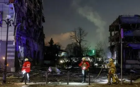 قتلى وجرحى فى قصف صاروخى روسى على العاصمة الأوكرانية كييف