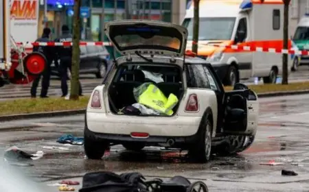 عشرون مصابا فى حادث دهس بميونخ .. واحتجاز السائق