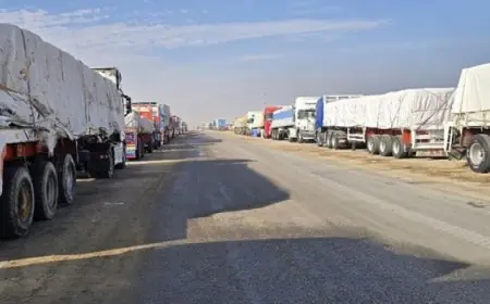 266 شاحنة مساعدات إنسانية وإغاثية تدخل إلى الفلسطينيين بقطاع غزة
