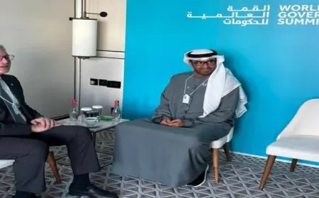 وزير البترول يعقد جلسة مباحثات مع الرئيس التنفيذى لشركة “أدنوك” الإماراتية