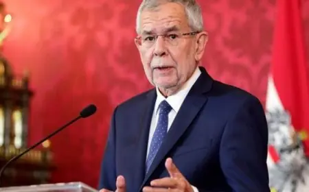 الرئيس النمساوى يبحث مع قادة الأحزاب سبل الخروج من الأزمة السياسية