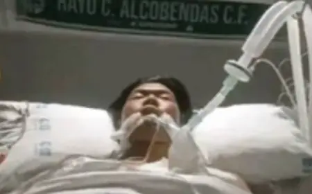 ضربة تدخل لاعبا فى “موت دماغى”خلال مباراة كرة قدم