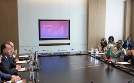 مدبولى ورئيس زامبيا يستعرضان عددا من الملفات والموضوعات ذات الاهتمام المشترك