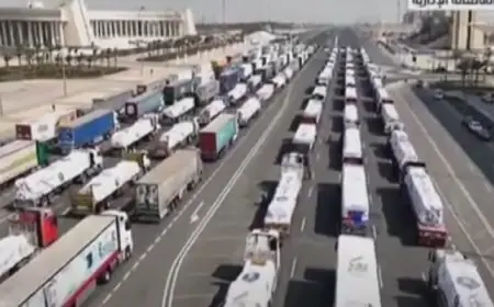 إطلاق أكبر قافلة مساعدات من صندوق “تحيا مصر” لغزة.. و”أبواب الخير” لـ 27 محافظة