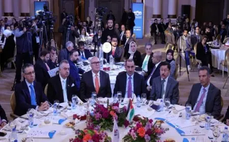 بدء أعمال المؤتمر الأردنى العراقى للاستثمار والطاقة والتمويل