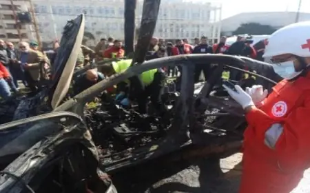 الاحتلال يقصف سيارة ويعلن استهداف قيادى فى حماس بجنوب لبنان