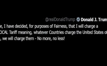 ترامب يعلن عن “تعريفة متبادلة” لتحقيق “العدالة” في التجارة مع الدول الأخرى