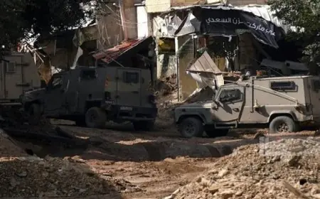 الاحتلال يواصل عدوانه على جنين ومخيمها ويجرف شوارع ويدمر ممتلكات للمواطنين