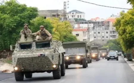 بعد انسحاب إسرائيل .. الجيش اللبنانى يبدأ انتشاره فى قرى حدودية بالجنوب