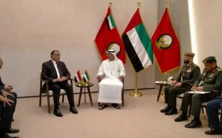 وزير الدولة للإنتاج الحربى يلتقى وزير الدولة لشؤون الدفاع الإماراتى