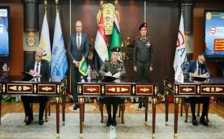 الكلية العسكرية التكنولوجية توقع عقد اتفاق مع الأكاديمية المصرية لعلوم الطيران وشركة “سافز” لخدمات الطيران