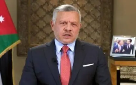 العاهل الأردنى: نجدد رفضنا للتهجير الفلسطينيين فى غزة والضفة