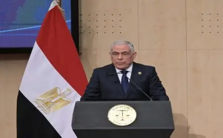 النائب العام يلقى كلمة خلال احتفالية إطــلاق “استراتيجية النيابة العامة للتدريب”