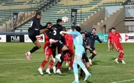 حرس الحدود يتعادل مع بتروجيت 2-2 في الدوري الممتاز