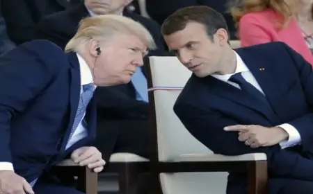 ماكرون يطالب ترامب بعدم إيذاء حلفائه