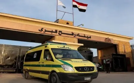 ميناء رفح البري يستقبل 37 مصابا و59 مرافقاً فلسطينياً من غزة