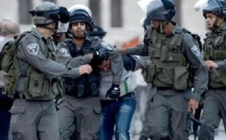 الاحتلال الإسرائيلى يعتقل 7 فلسطينيين من محافظة نابلس