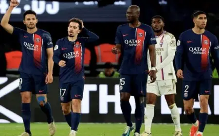 باريس سان جيرمان يواجه أولمبيك ليون فى صراع القمة بالدوري الفرنسي