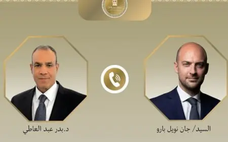 وزير الخارجية يستعرض مع نظيره الفرنسى هاتفياً الخطة الشاملة التى تبلورها مصر لإعمار غزة