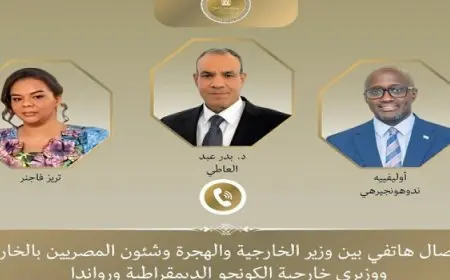 وزير الخارجية والهجرة يجرى اتصالين هاتفين مع وزيرى خارجية الكونجو الديمقراطية ورواندا