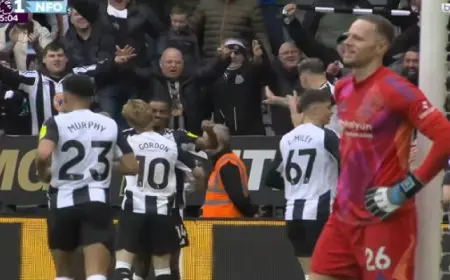 نيوكاسل يحقق فوزا مثيرا على “نوتينجهام فورست” 4ـ3 في الدورى الإنجليزى الممتاز