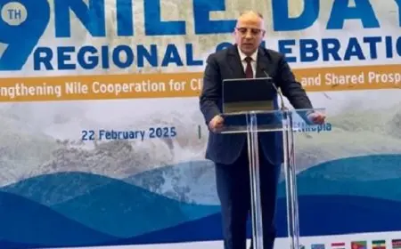 وزير الرى يشارك فى”يوم النيل”بمناسبة مرور 19 عامًا على تأسيس مبادرة حوض النيل